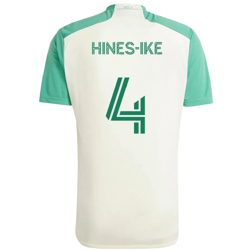 Danxen Mujer Camiseta Brendan Hines-Ike #4 Verde Negro 2ª Equipación 2025/26 La Camisa