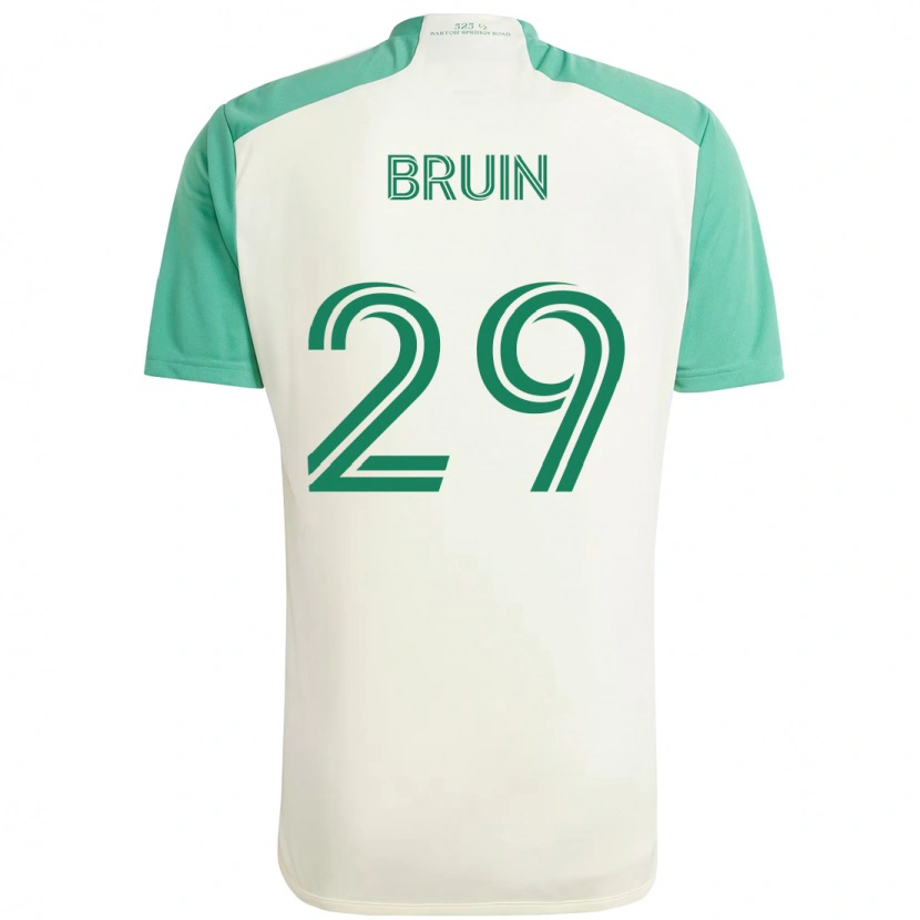 Danxen Mujer Camiseta Will Bruin #29 Verde Negro 2ª Equipación 2025/26 La Camisa