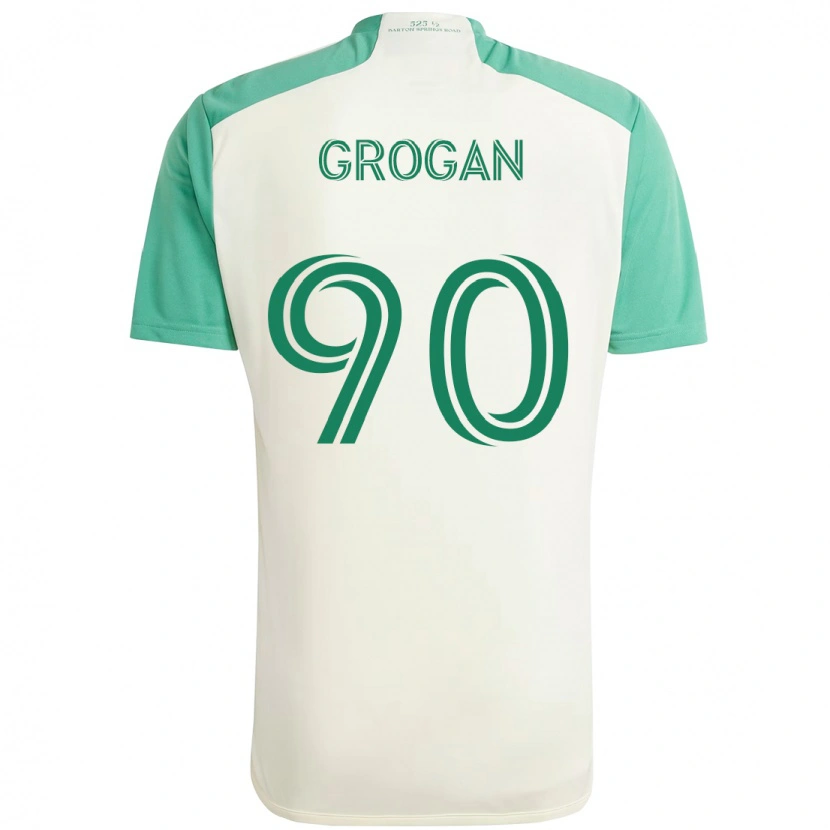 Danxen Mujer Camiseta Peter Grogan #90 Verde Negro 2ª Equipación 2025/26 La Camisa