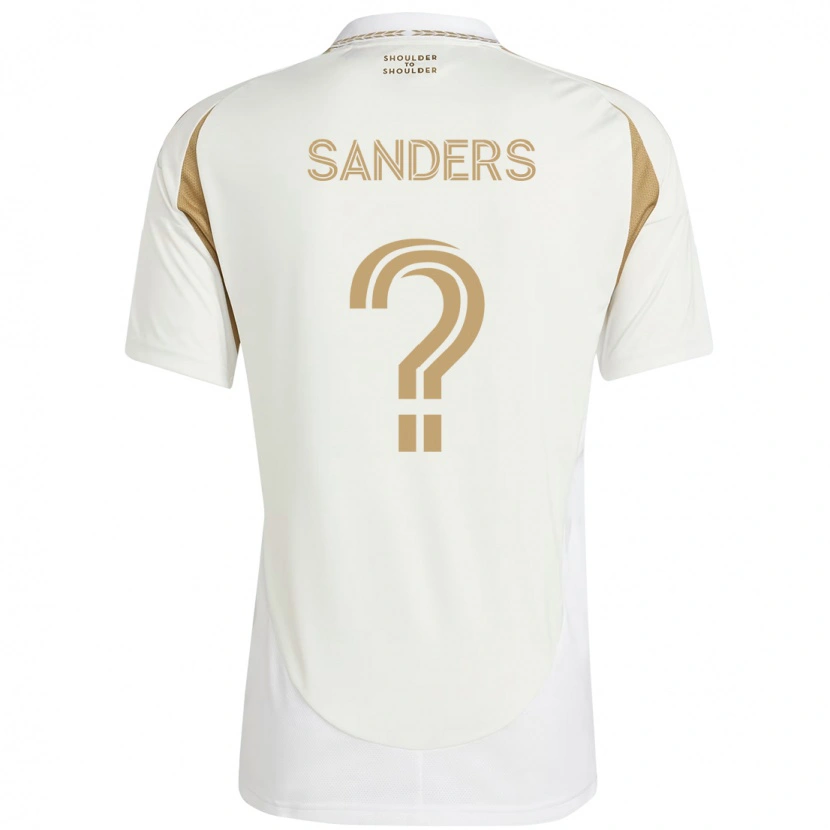 Danxen Mujer Camiseta Adrian Sanders #0 Negro Marrón 2ª Equipación 2025/26 La Camisa
