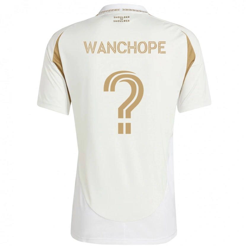 Danxen Mujer Camiseta Matías Wanchope #0 Negro Marrón 2ª Equipación 2025/26 La Camisa