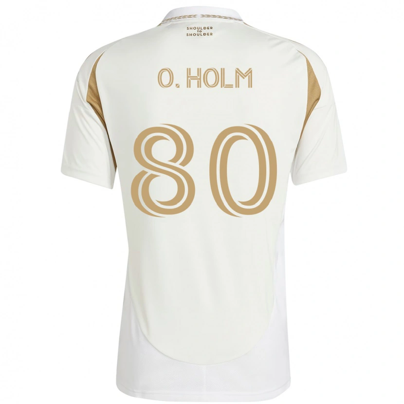 Danxen Mujer Camiseta Odin Thiago Holm #80 Negro Marrón 2ª Equipación 2025/26 La Camisa