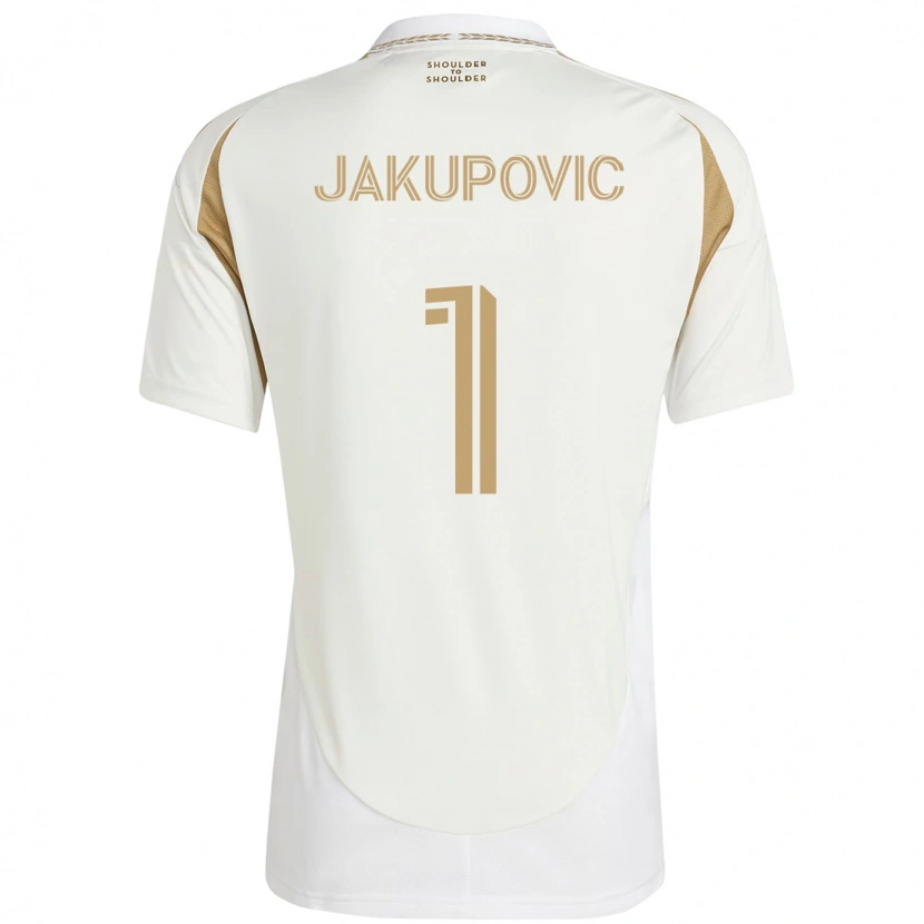 Danxen Mujer Camiseta Eldin Jakupovic #1 Negro Marrón 2ª Equipación 2025/26 La Camisa