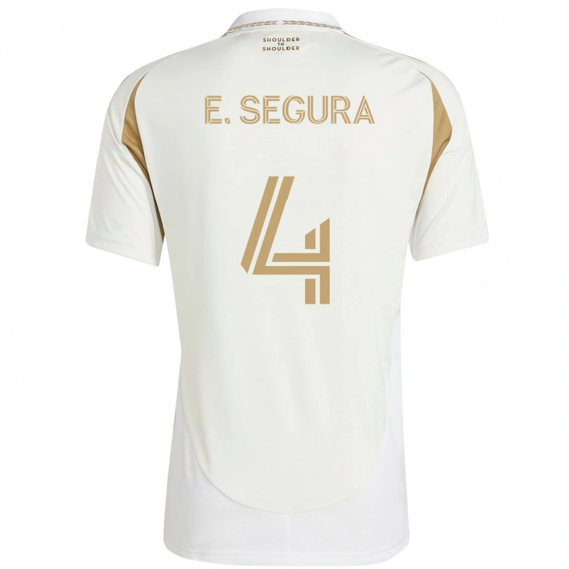 Danxen Mujer Camiseta Eddie Segura #4 Negro Marrón 2ª Equipación 2025/26 La Camisa