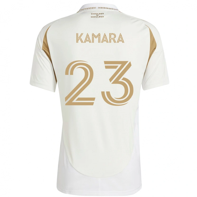 Danxen Mujer Camiseta Kei Kamara #23 Negro Marrón 2ª Equipación 2025/26 La Camisa