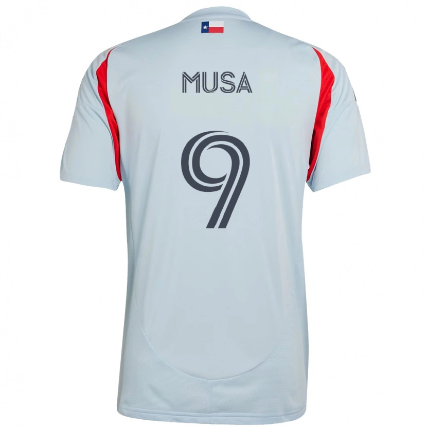 Danxen Mujer Camiseta Petar Musa #9 Rojo Azul Marino 2ª Equipación 2025/26 La Camisa