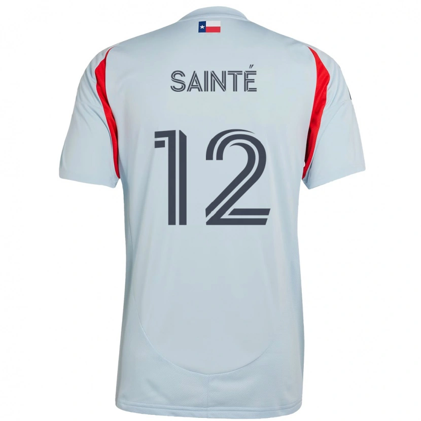 Danxen Mujer Camiseta Carl Sainté #12 Rojo Azul Marino 2ª Equipación 2025/26 La Camisa