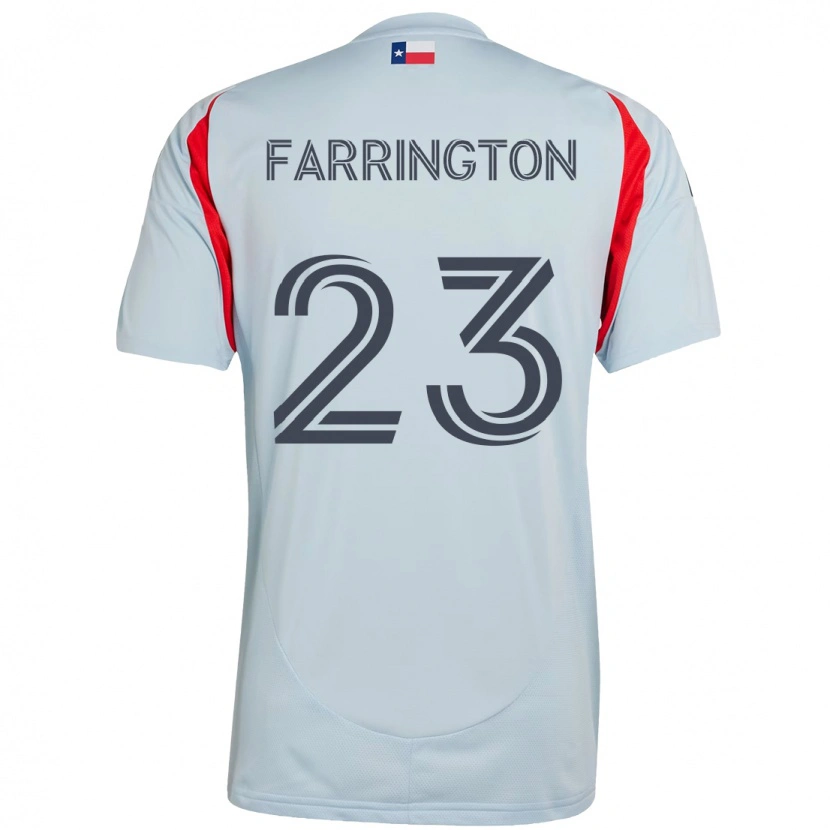 Danxen Mujer Camiseta Logan Farrington #23 Rojo Azul Marino 2ª Equipación 2025/26 La Camisa