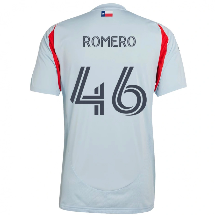 Danxen Mujer Camiseta Isaac Romero #46 Azul Claro Rojo 2ª Equipación 2025/26 La Camisa