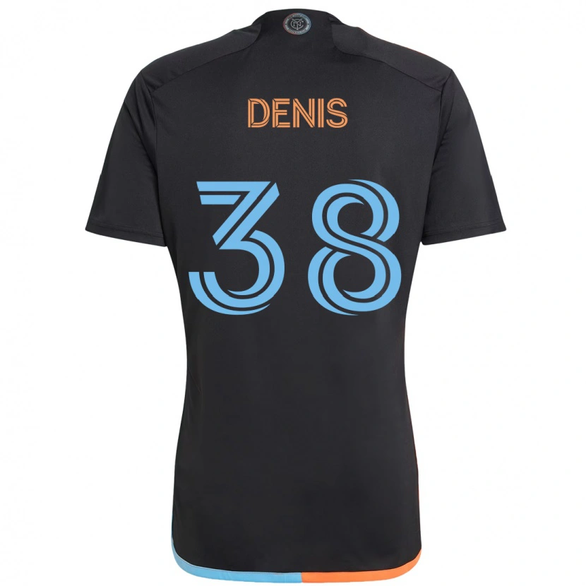 Danxen Mujer Camiseta John Denis #38 Azul Claro 2ª Equipación 2025/26 La Camisa