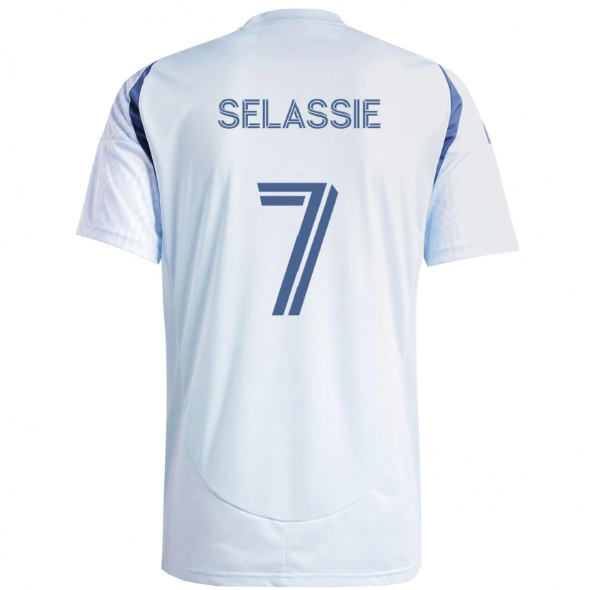 Danxen Mujer Camiseta Maren Haile-Selassie #7 Rojo Blanco 2ª Equipación 2025/26 La Camisa