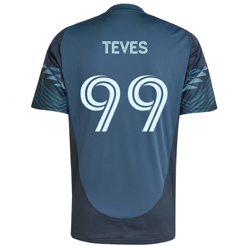 Danxen Mujer Camiseta Dylan Teves #99 Verde Blanco 2ª Equipación 2025/26 La Camisa