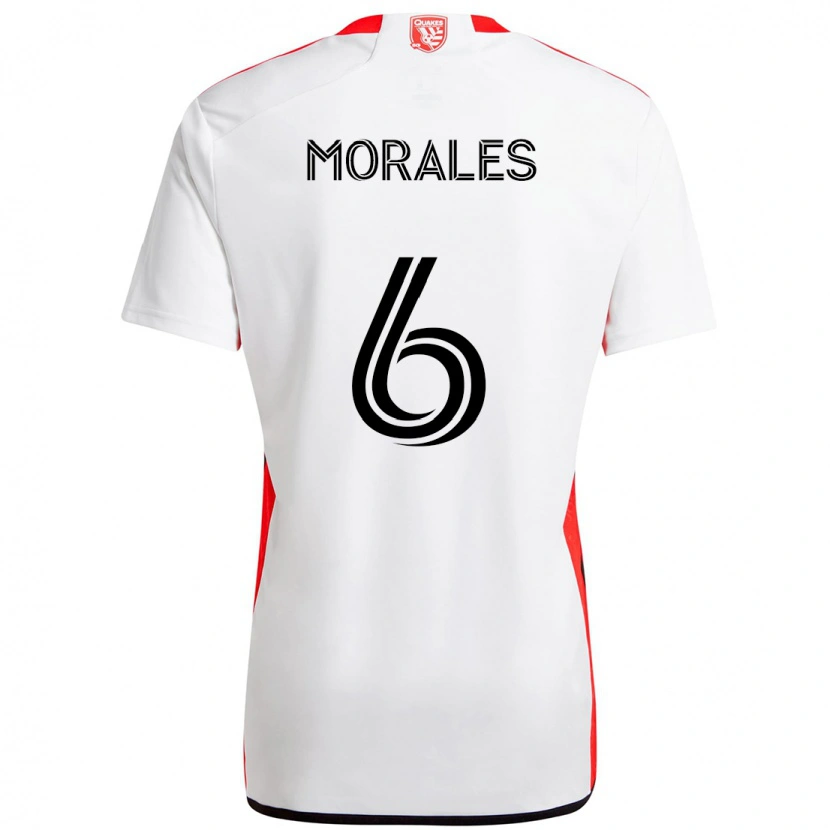 Danxen Mujer Camiseta Alfredo Morales #6 Negro Azul Oscuro 2ª Equipación 2025/26 La Camisa