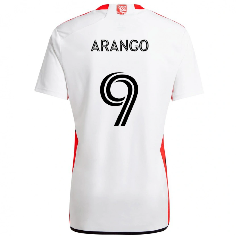 Danxen Mujer Camiseta Cristian Arango #9 Negro Azul Oscuro 2ª Equipación 2025/26 La Camisa
