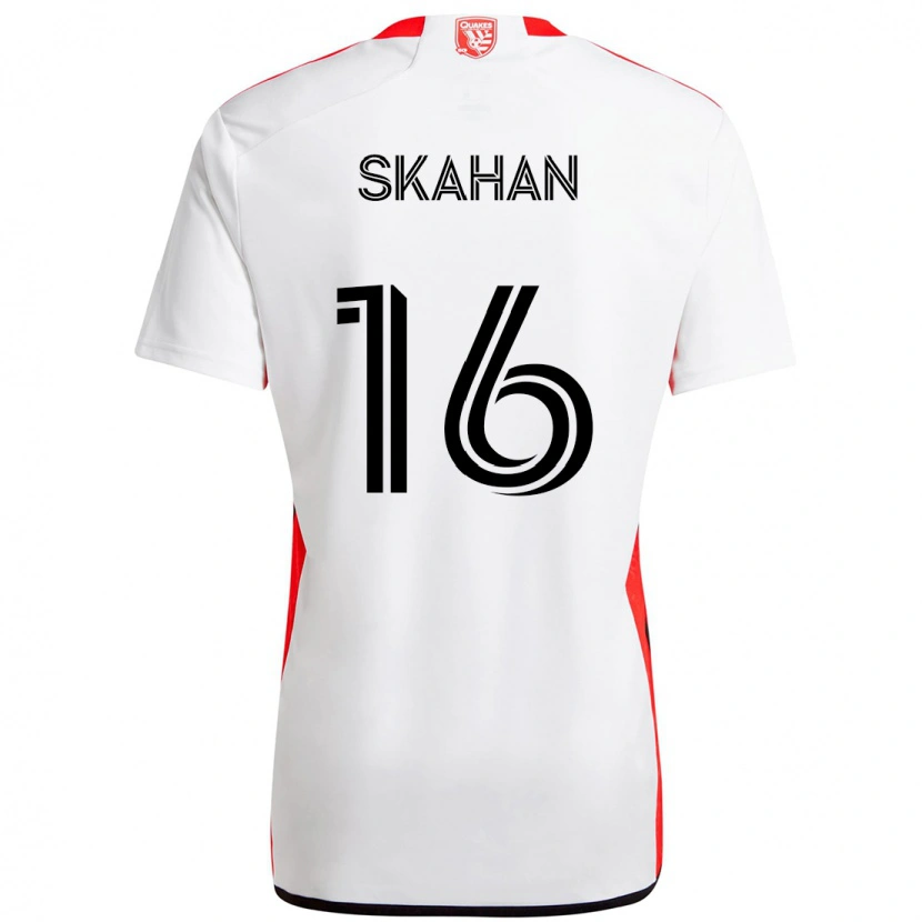 Danxen Mujer Camiseta Jack Skahan #16 Negro Azul Oscuro 2ª Equipación 2025/26 La Camisa