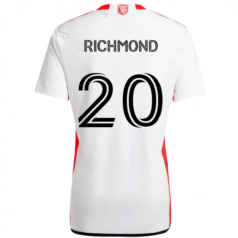 Danxen Mujer Camiseta Will Richmond #20 Negro Azul Oscuro 2ª Equipación 2025/26 La Camisa