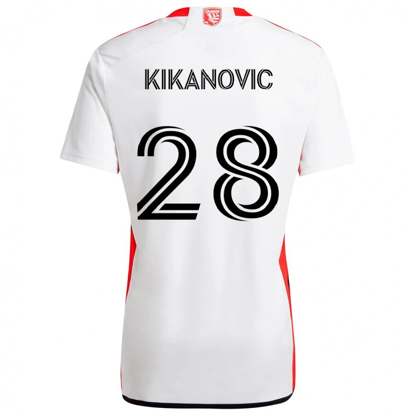 Danxen Mujer Camiseta Benjamin Kikanović #28 Negro Azul Oscuro 2ª Equipación 2025/26 La Camisa