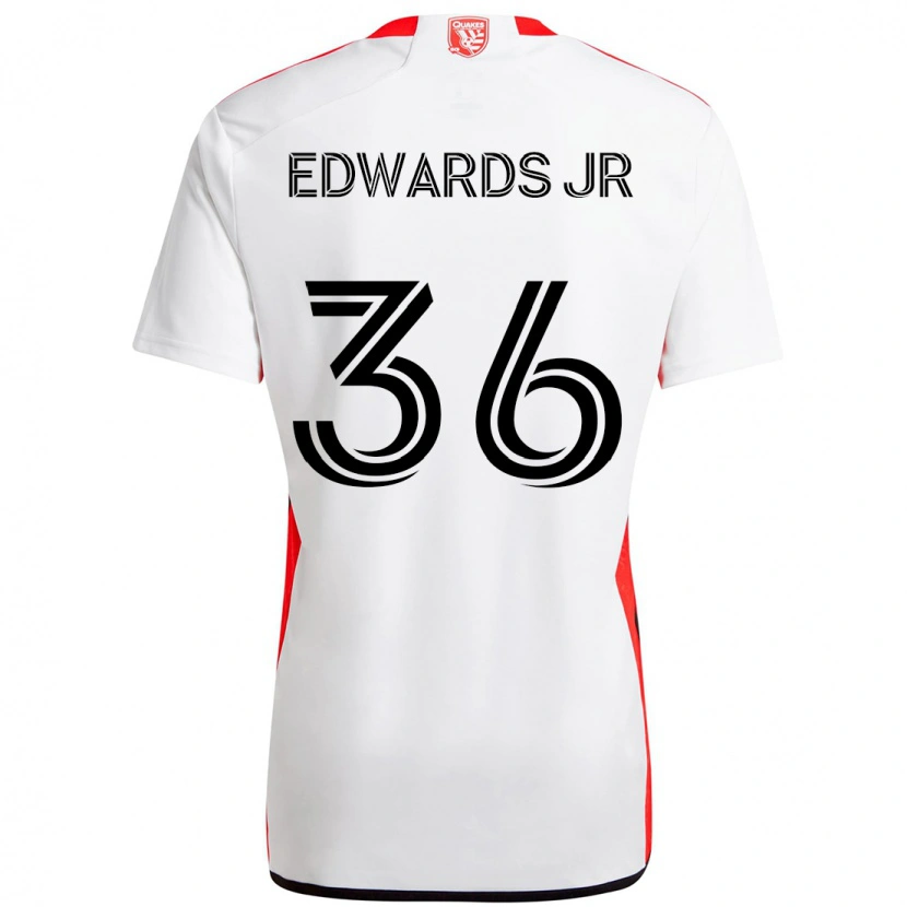 Danxen Mujer Camiseta Earl Edwards Jr. #36 Negro Azul Oscuro 2ª Equipación 2025/26 La Camisa