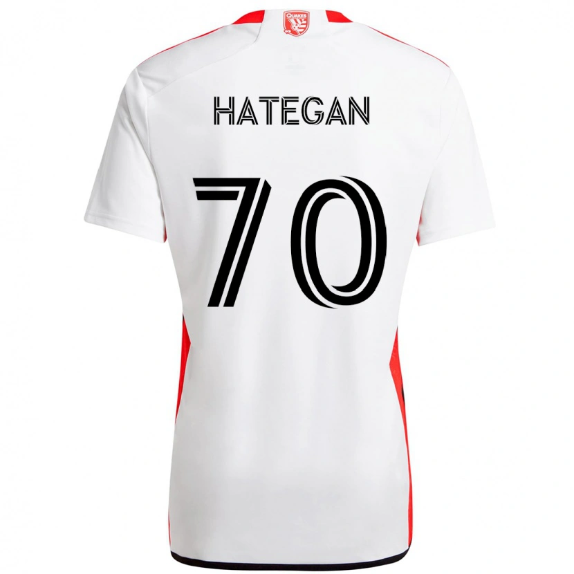 Danxen Mujer Camiseta Roberto Hategan #70 Negro Azul Oscuro 2ª Equipación 2025/26 La Camisa