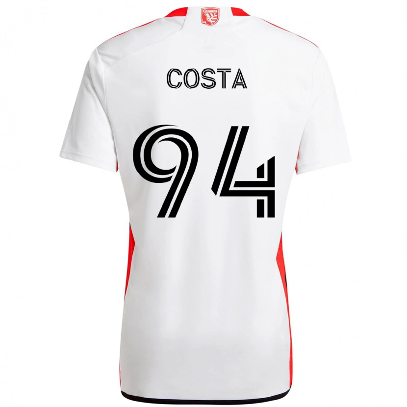 Danxen Mujer Camiseta Vítor Costa #94 Negro Azul Oscuro 2ª Equipación 2025/26 La Camisa
