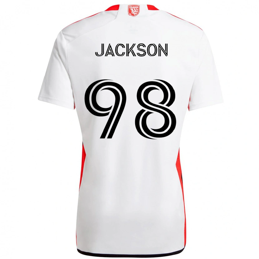 Danxen Mujer Camiseta Jacob Jackson #98 Negro Azul Oscuro 2ª Equipación 2025/26 La Camisa