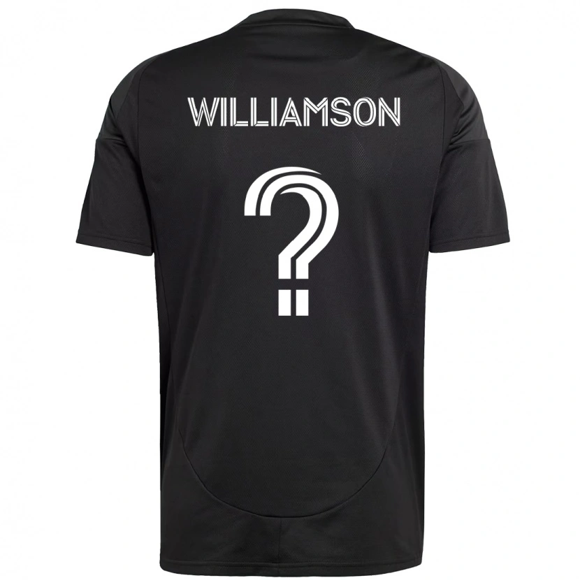 Danxen Mujer Camiseta Eryk Williamson #0 Azul Celeste Blanco 2ª Equipación 2025/26 La Camisa