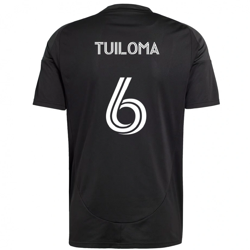 Danxen Mujer Camiseta Bill Tuiloma #6 Azul Celeste Blanco 2ª Equipación 2025/26 La Camisa