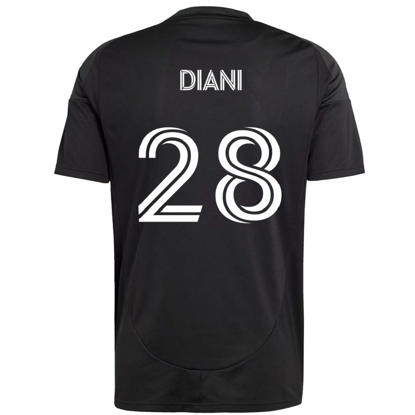 Danxen Mujer Camiseta Djibril Diani #28 Azul Celeste Blanco 2ª Equipación 2025/26 La Camisa