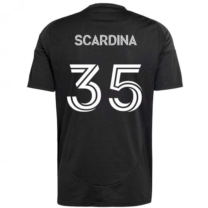 Danxen Mujer Camiseta Nick Scardina #35 Azul Celeste Blanco 2ª Equipación 2025/26 La Camisa