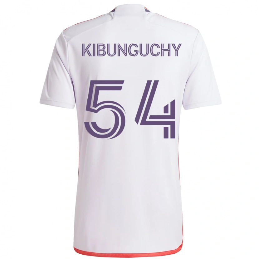 Danxen Mujer Camiseta Nabi Kibunguchy #54 Morado Blanco 2ª Equipación 2025/26 La Camisa