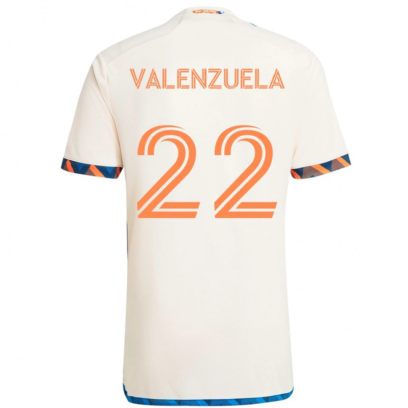 Danxen Mujer Camiseta Gerardo Valenzuela #22 Azul Oscuro Naranja 2ª Equipación 2025/26 La Camisa