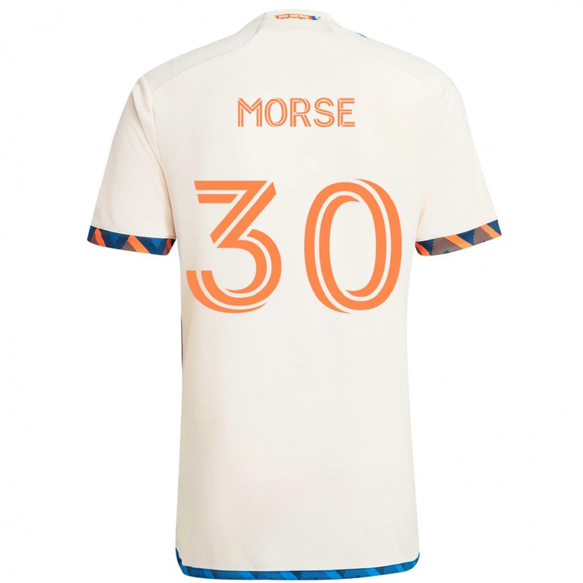 Danxen Mujer Camiseta Hunter Morse #30 Azul Oscuro Naranja 2ª Equipación 2025/26 La Camisa
