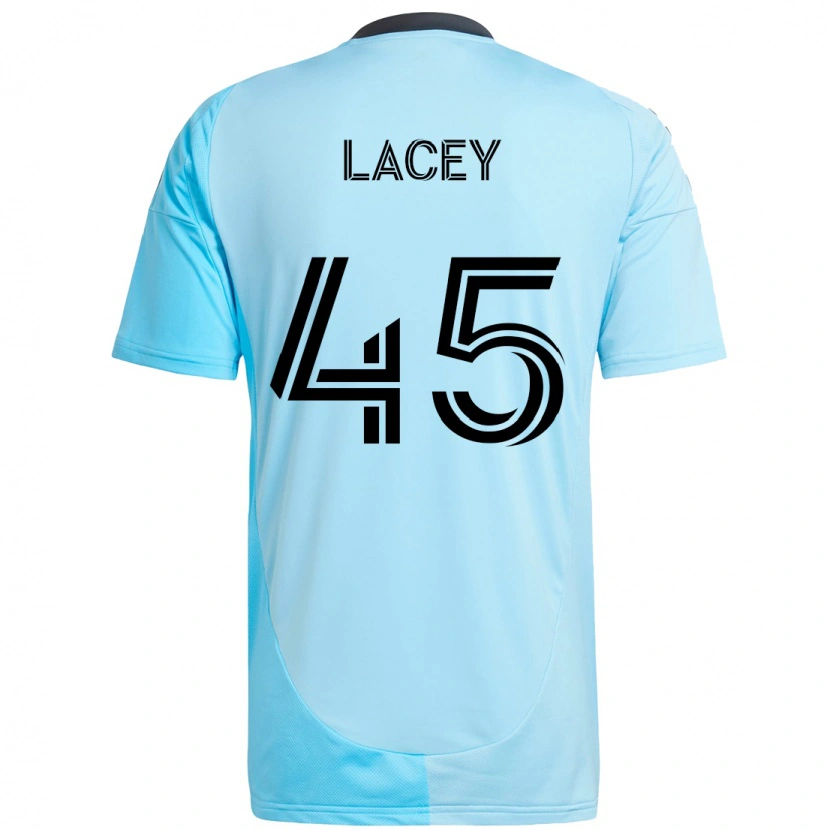 Danxen Mujer Camiseta Kameron Lacey #45 Negro Azul 2ª Equipación 2025/26 La Camisa