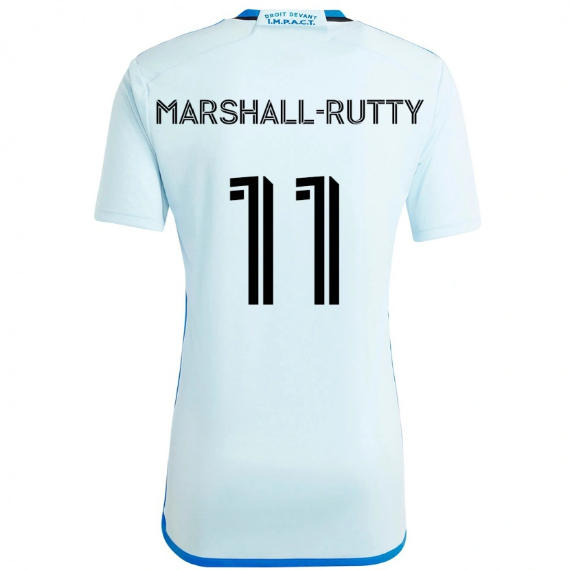 Danxen Mujer Camiseta Jahkeele Marshall-Rutty #11 Azul Celeste Azul Oscuro 2ª Equipación 2025/26 La Camisa