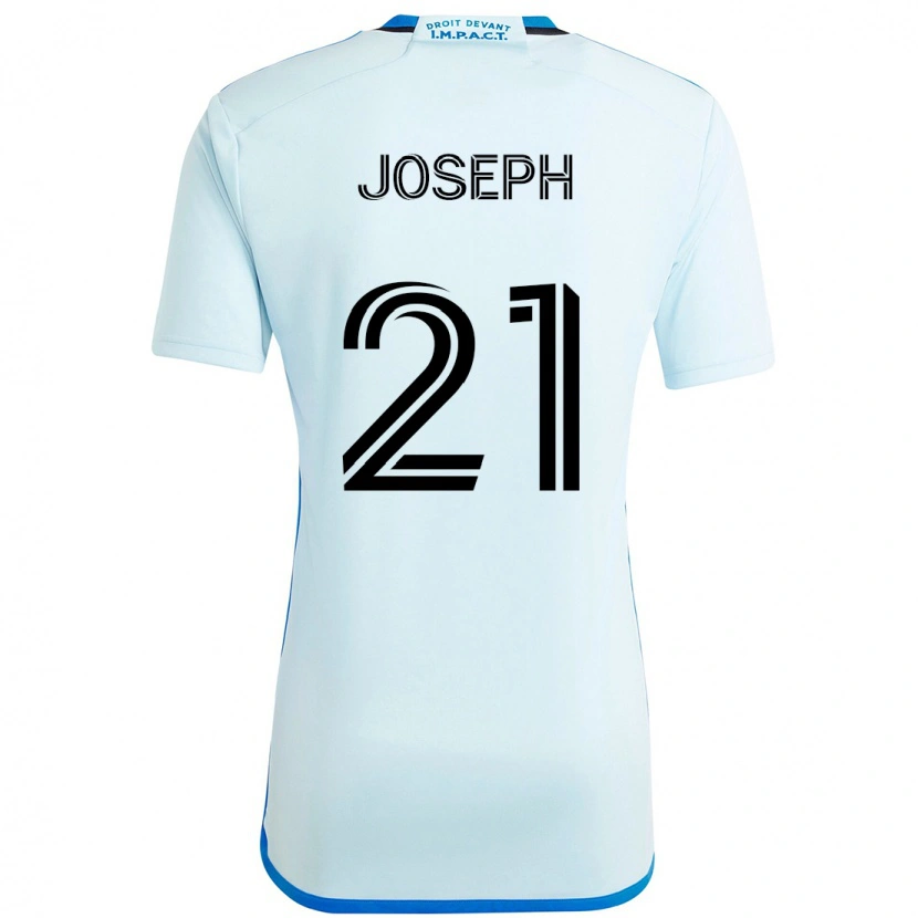 Danxen Mujer Camiseta Sebastien Udell Joseph #21 Azul Celeste Azul Oscuro 2ª Equipación 2025/26 La Camisa