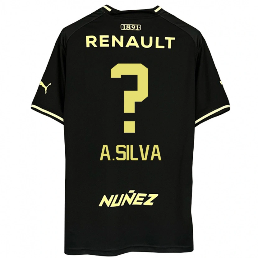 Danxen Mujer Camiseta Ademir Silva #0 Amarillo Negro 2ª Equipación 2025/26 La Camisa