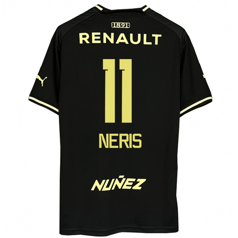 Danxen Mujer Camiseta José Neris #11 Amarillo Negro 2ª Equipación 2025/26 La Camisa