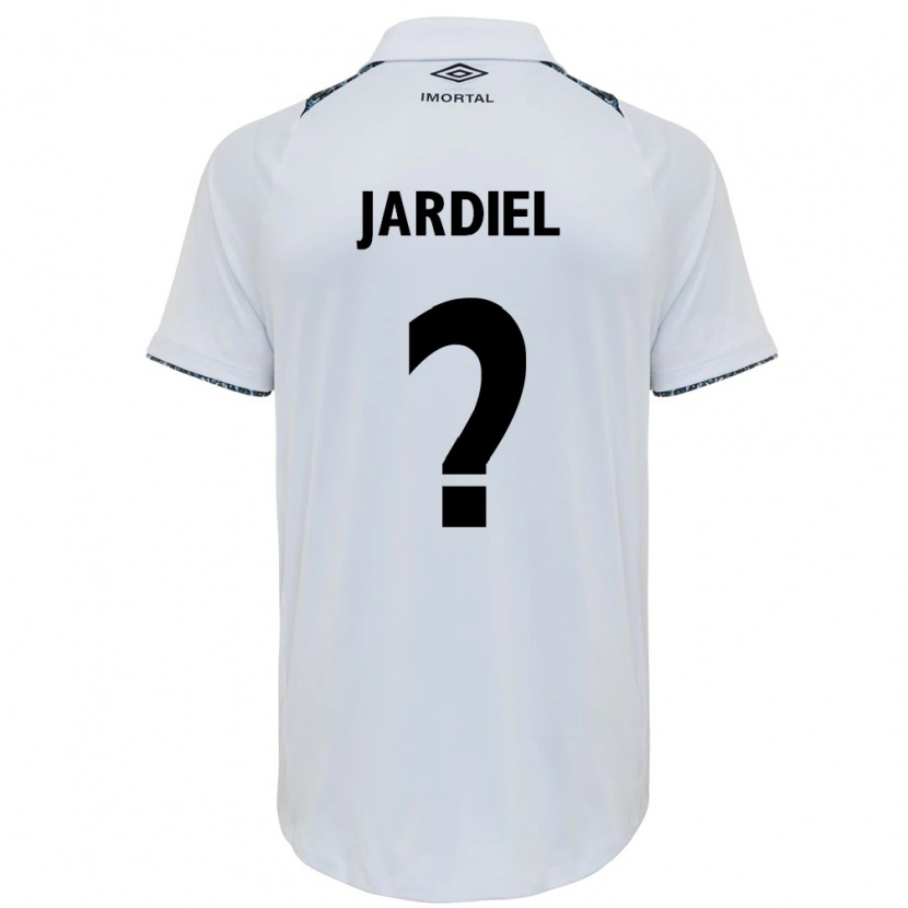 Danxen Mujer Camiseta Jardiel #0 Blanco Azul 2ª Equipación 2025/26 La Camisa