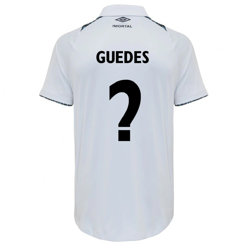 Danxen Mujer Camiseta Guilherme Guedes #0 Azul Negro Blanco 2ª Equipación 2025/26 La Camisa