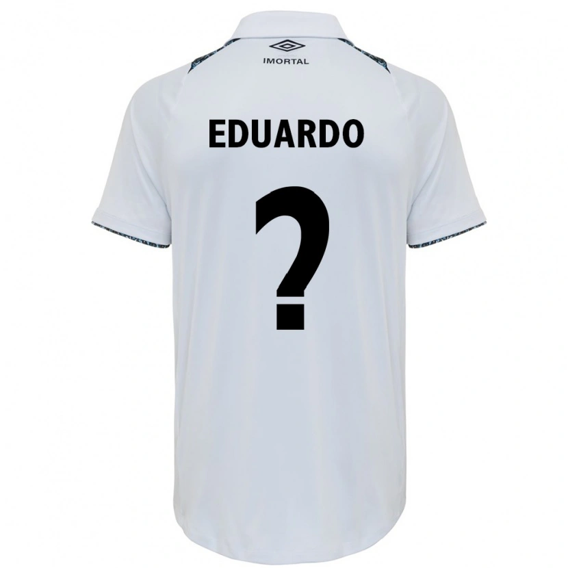 Danxen Mujer Camiseta Eduardo #0 Azul Negro Blanco 2ª Equipación 2025/26 La Camisa