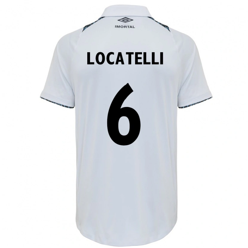 Danxen Mujer Camiseta Natane Locatelli #6 Azul Negro Blanco 2ª Equipación 2025/26 La Camisa