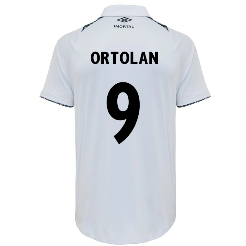 Danxen Mujer Camiseta Dani Ortolan #9 Azul Negro Blanco 2ª Equipación 2025/26 La Camisa
