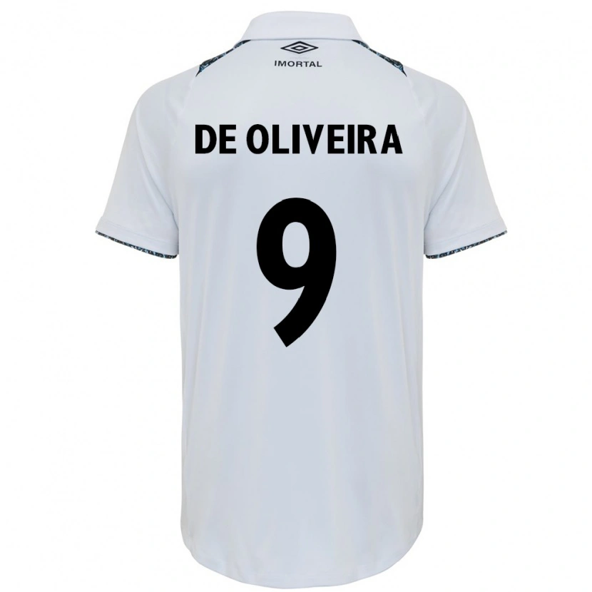 Danxen Mujer Camiseta Veridiana Mostaco De Oliveira #9 Azul Negro Blanco 2ª Equipación 2025/26 La Camisa