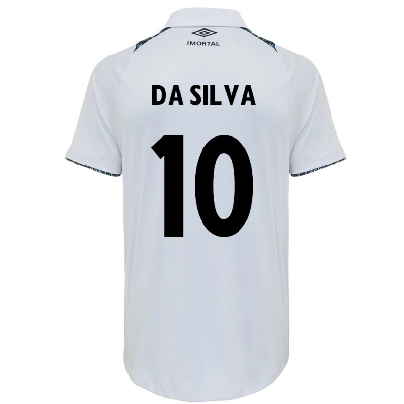 Danxen Mujer Camiseta Juliana Odilon Da Silva #10 Blanco Azul 2ª Equipación 2025/26 La Camisa