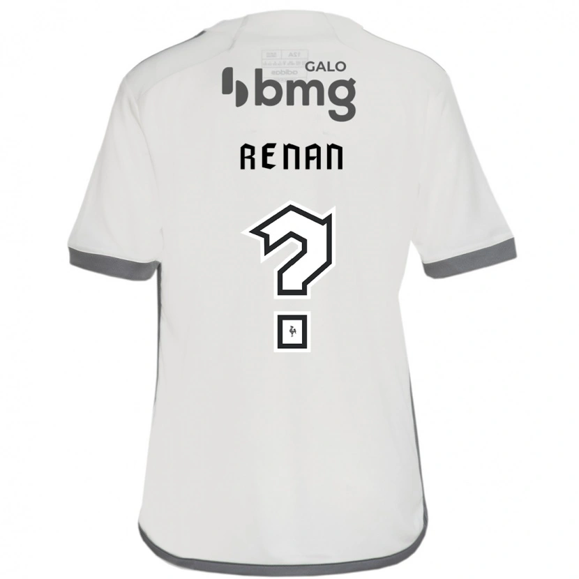Danxen Mujer Camiseta Renan Santana #0 Blanco Negro 2ª Equipación 2025/26 La Camisa