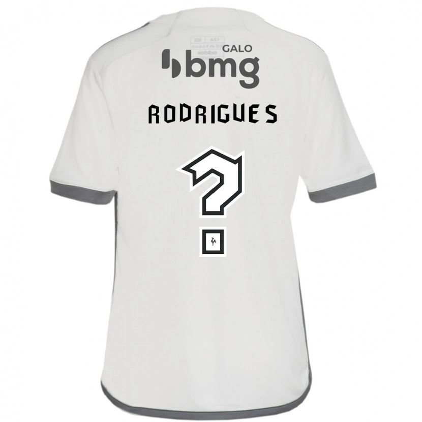 Danxen Mujer Camiseta Vinicius Rodrigues #0 Blanco Negro 2ª Equipación 2025/26 La Camisa