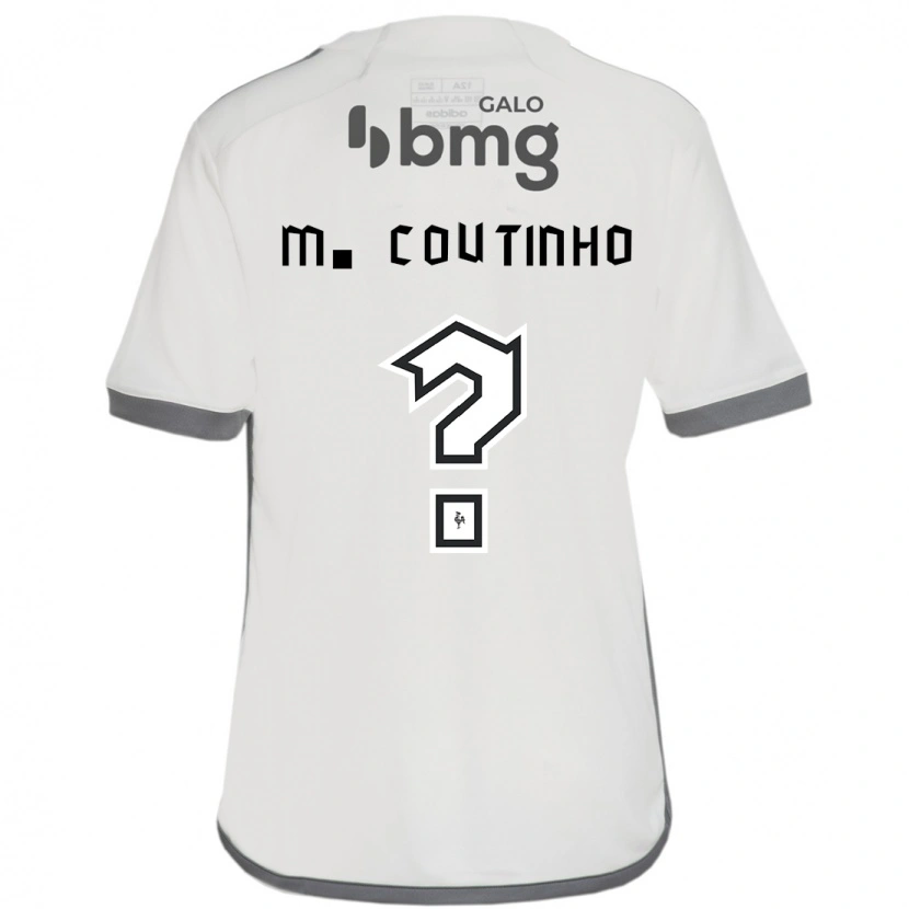 Danxen Mujer Camiseta Murilo Coutinho #0 Blanco Negro 2ª Equipación 2025/26 La Camisa
