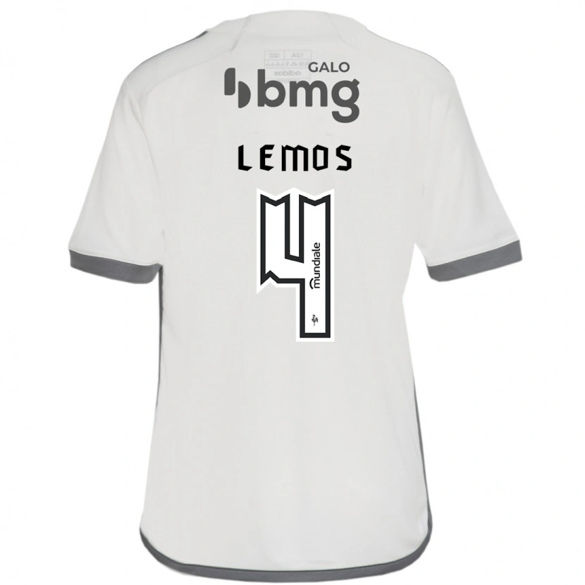 Danxen Mujer Camiseta Mauricio Lemos #4 Blanco Negro 2ª Equipación 2025/26 La Camisa