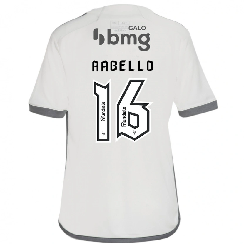 Danxen Mujer Camiseta Igor Rabello #16 Blanco Negro 2ª Equipación 2025/26 La Camisa
