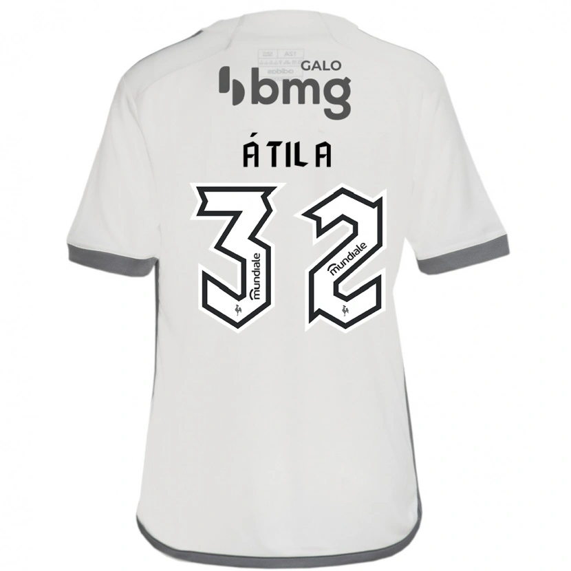 Danxen Mujer Camiseta Gabriel Átila #32 Blanco Negro 2ª Equipación 2025/26 La Camisa